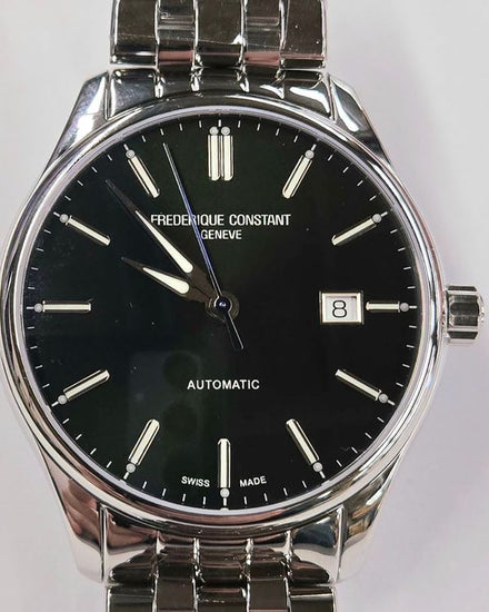 2025 Frederique Constant Classics Index 40MM Green Dial Steel Bracelet (FC-303GR5B6B)