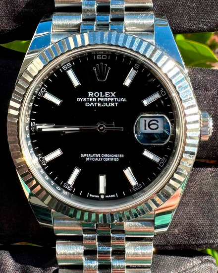 2022 Rolex Datejust 41MM Black Dial Jubilee Bracelet (126334)