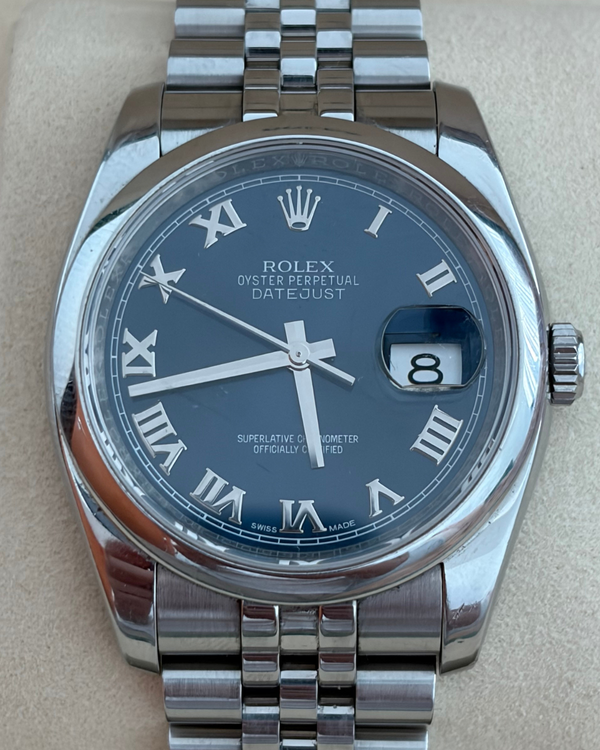 Rolex Datejust 36MM Black Dial Jubilee Bracelet (116200)