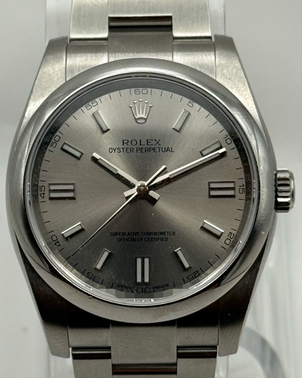 2017 Rolex Oyster Perpetual 36MM Silver Dial Oyster Bracelet (116000)