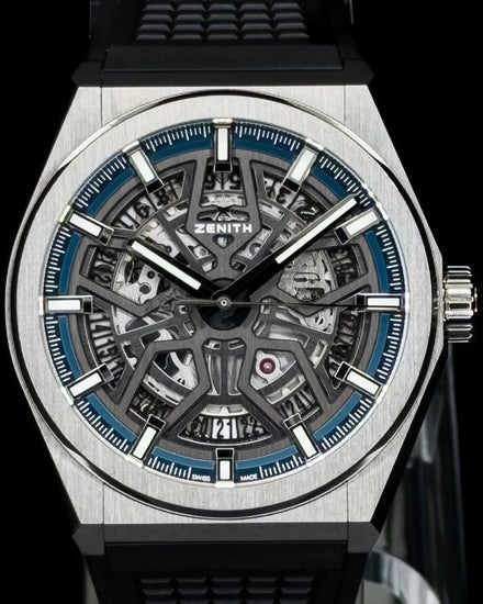 2021 Zenith Defy 41MM Skeleton Dial Rubber Strap (95.9000.670/78.R782)