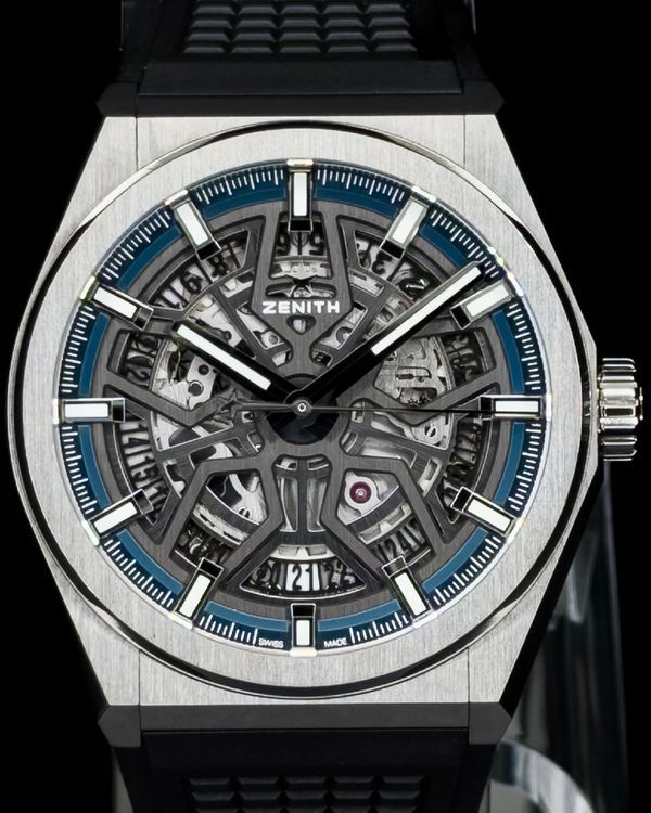 2021 Zenith Defy 41MM Skeleton Dial Rubber Strap (95.9000.670/78.R782)