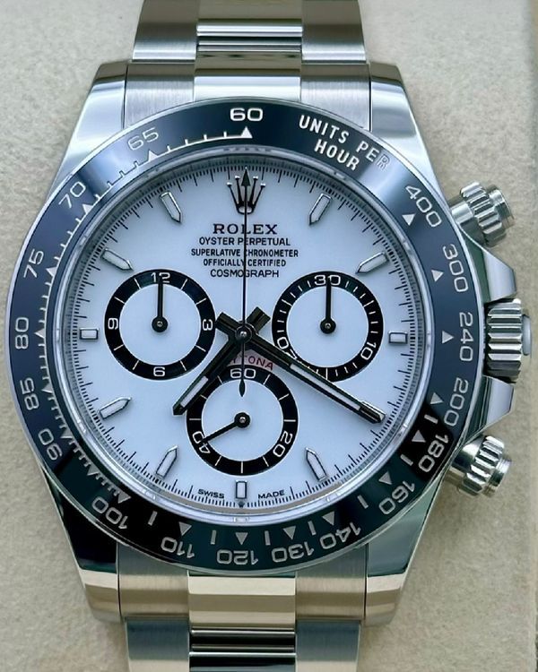 2025 Rolex Cosmograph Daytona "Panda" 40MM White Dial Oyster Bracelet (126500LN)