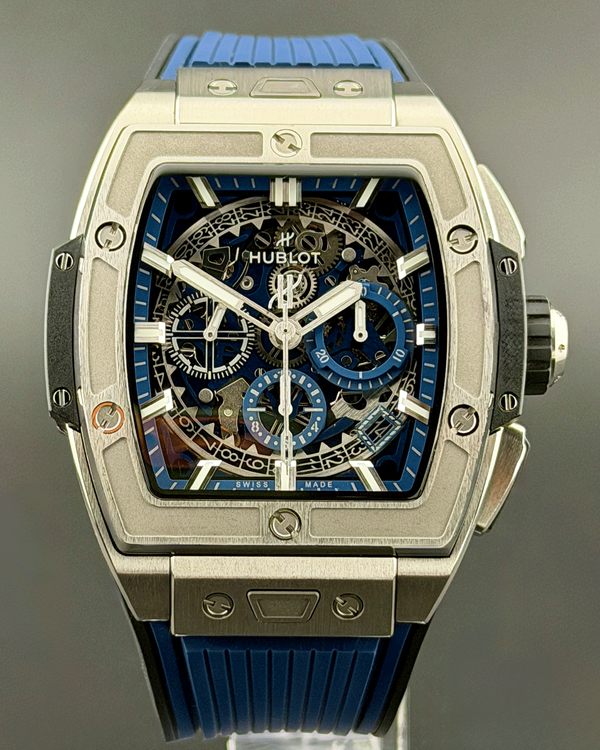 Hublot Spirit Of Big Bang Chronograph 42MM Skeleton Dial Rubber Strap (642.NX.7170.RX)