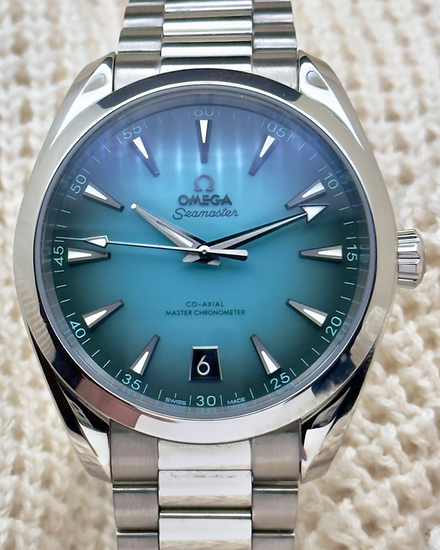 2025 Omega Seamaster Aqua Terra 150M 41MM Turquoise Dial Steel Bracelet (220.10.41.21.03.006)