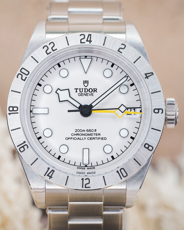 2025 Tudor Black Bay Pro GMT 39MM White Dial Steel Bracelet (79470)