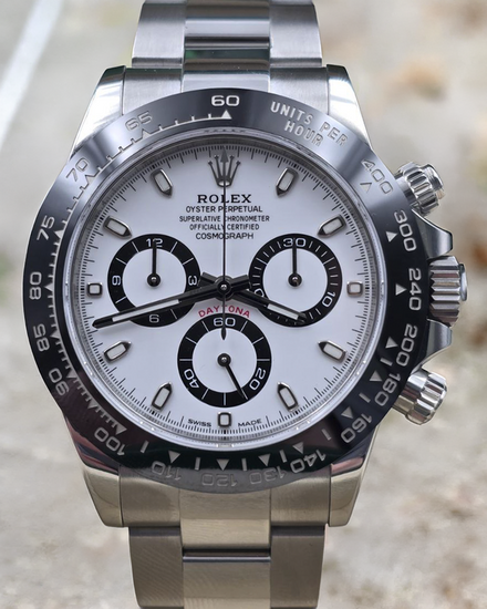 2023 Rolex Cosmograph Daytona "Panda" 40MM White Dial Oyster Bracelet (116500LN)