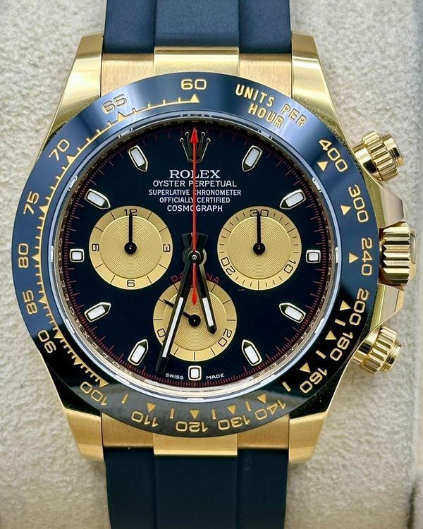 2020 Rolex Cosmograph Daytona 40MM Black Dial Oysterflex Strap (116518LN)