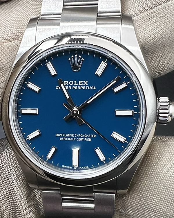 2026 Rolex Oyster Perpetual 31MM Blue Dial Oyster Bracelet (277200)