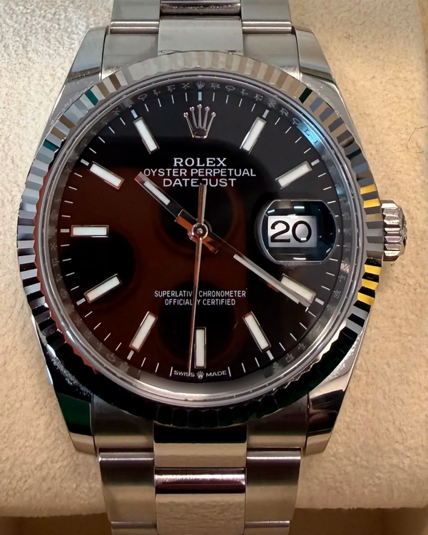 2023 Rolex Datejust 36MM Black Dial Oyster Bracelet (126234)