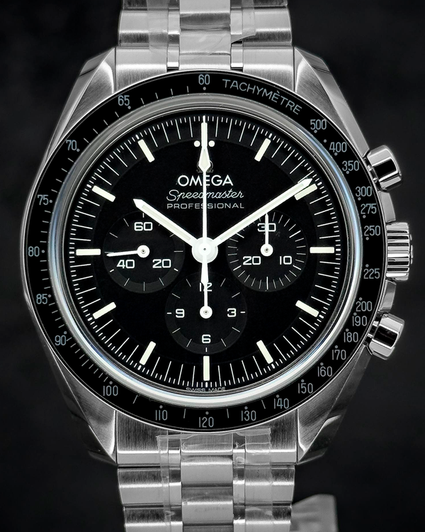 2025 Omega Speedmaster Professional Moonwatch 42MM Black Dial Steel Bracelet (310.30.42.50.01.002)