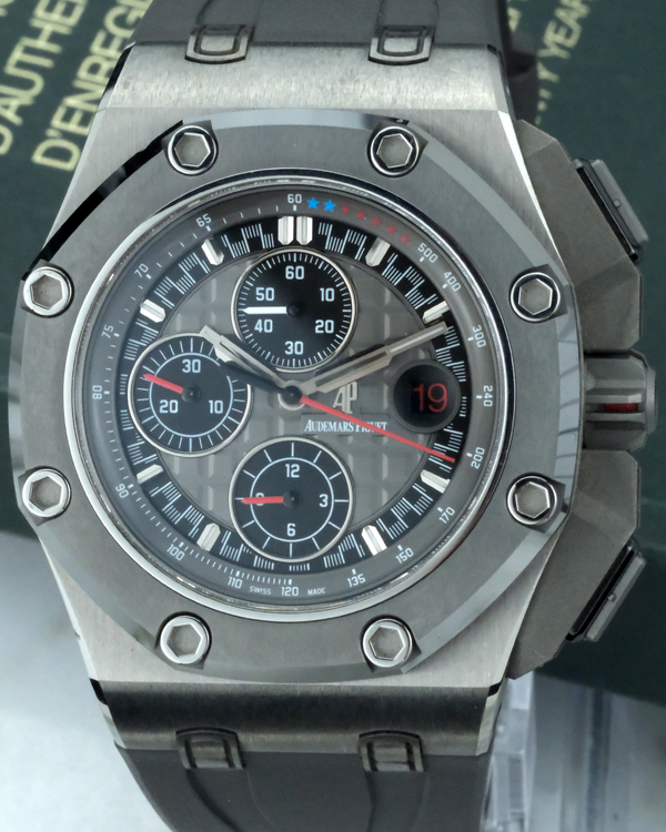 2014 Audemars Piguet Royal Oak Offshore "Michael Schumacher" L.E. 44MM Grey Dial Rubber Strap (26568IM.OO.A004CA.01)