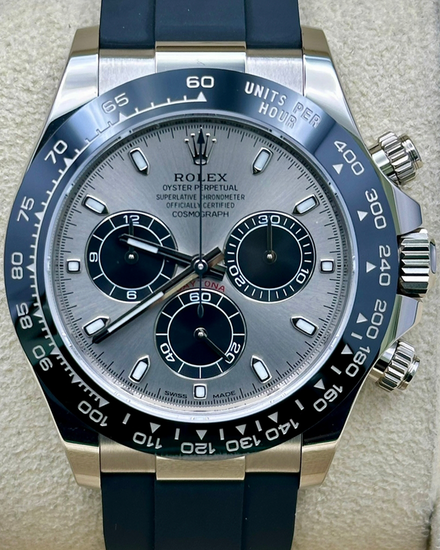 2021 Rolex Cosmograph Daytona "Ghost" 40MM Grey Dial Oysterflex Strap (116519LN)