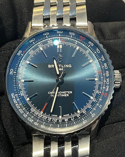 2025 Breitling Navitimer Automatic 41MM Blue Dial Steel Bracelet (A17329)