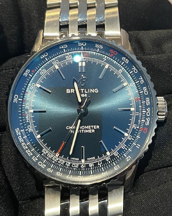 2025 Breitling Navitimer Automatic 41MM Blue Dial Steel Bracelet (A17329)