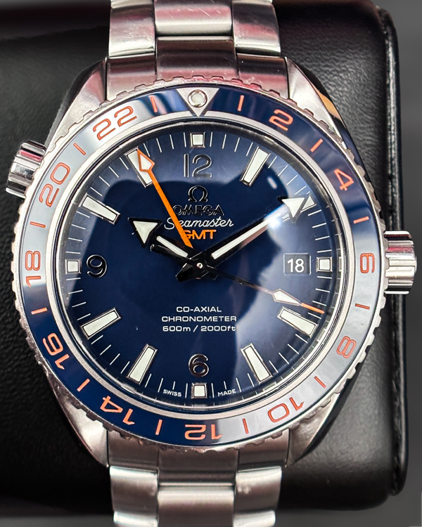 2019 Omega Seamaster Planet Ocean 600M "GoodPlanet" 43.5MM Blue Dial Steel Bracelet (232.30.44.22.03.001)