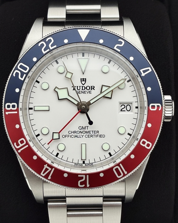 2024 Tudor Black Bay GMT "Pepsi" 41MM White Dial Steel Bracelet (79830RB)