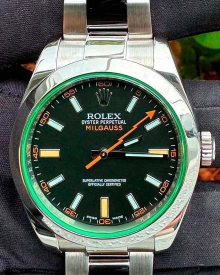 Rolex Milgauss 40MM Black Dial Oyster Bracelet (116400GV)