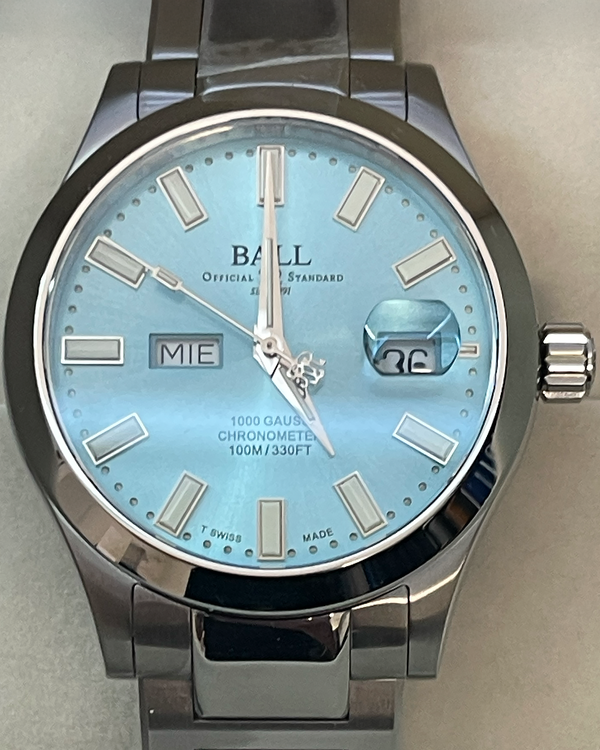 2026 Ball Engineer III 40MM Ice Blue Dial Steel Bracelet (NM9036C-S1C-IBE)