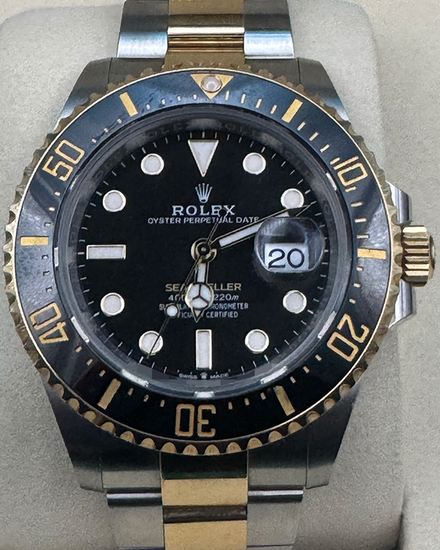 2023 Rolex Sea-Dweller 43MM Black Dial Two-Tone Oyster Bracelet (126603)