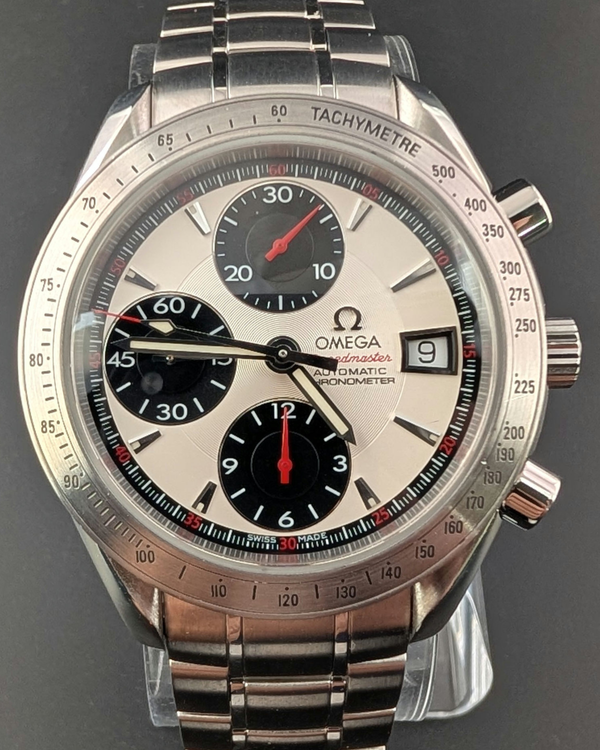 Omega Speedmaster Date 40MM White Dial Steel Bracelet (3211.31.00)