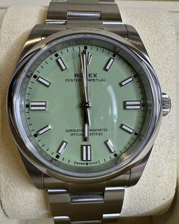 2026 Rolex Oyster Perpetual 36MM Pistachio Dial Oyster Bracelet (126000)