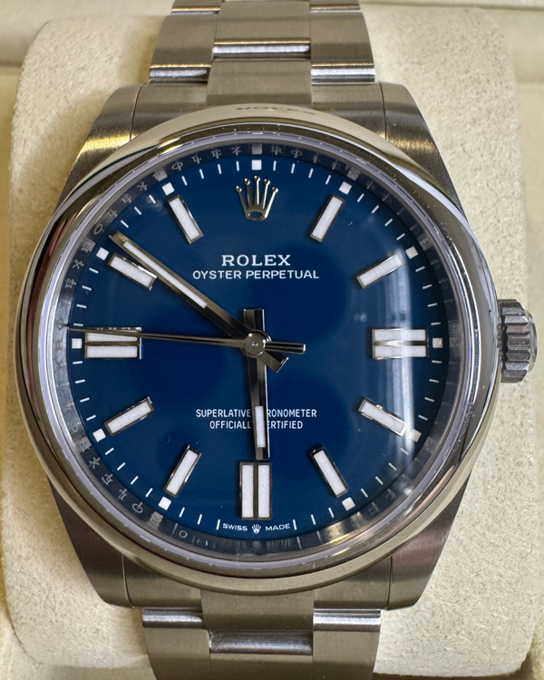 2026 Rolex Oyster Perpetual 41MM Blue Dial Oyster Bracelet (134300)