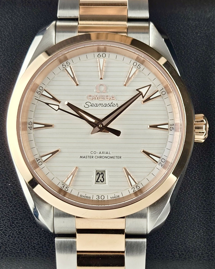 2021 Omega Seamaster Aqua Terra 150M 38MM Silver Dial Two-Tone Bracelet (220.20.38.20.02.001)