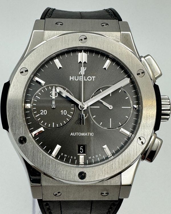 2022 Hublot Classic Fusion Racing 45MM Grey Dial Leather Strap (521.NX.7071.LR)