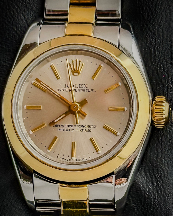 1997 Rolex Oyster Perpetual Lady Date 26MM Silver Dial Two-Tone Oyster Bracelet (67183)