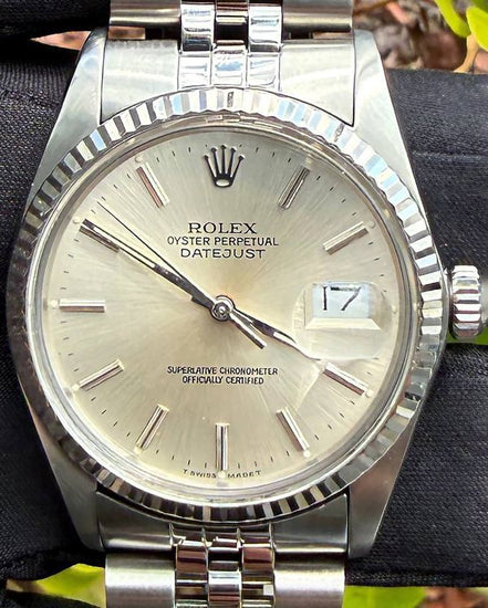 1987 Rolex Datejust 36MM Silver Dial Jubilee Bracelet (16014)