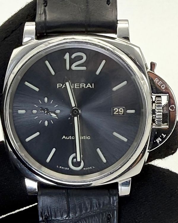 2021 Panerai Luminor Due 42MM Grey Dial Leather Strap (PAM00904)