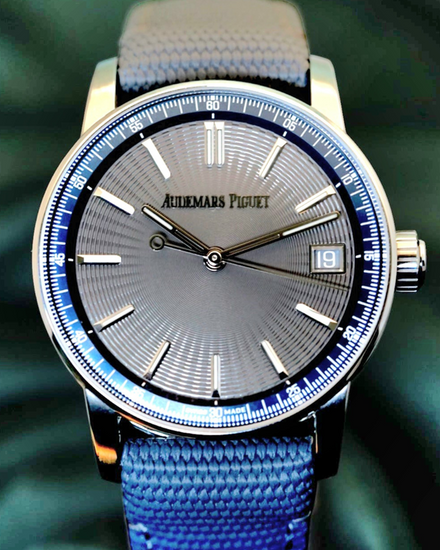 2025 Audemars Piguet Code 11.59 41MM Grey Dial Textile Strap (15210ST.OO.A009KB.01)