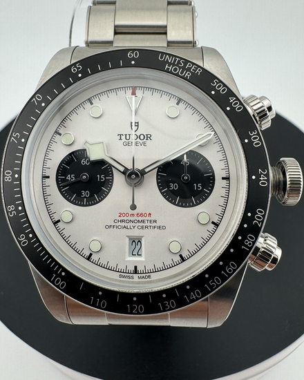 2024 Tudor Black Bay Chrono "Panda" 41MM White Dial Steel Bracelet (79360N)