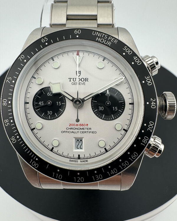 2024 Tudor Black Bay Chrono "Panda" 41MM White Dial Steel Bracelet (79360N)