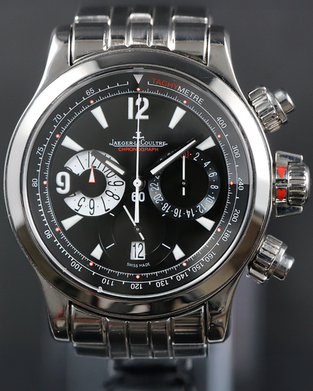 2015 Jaeger-LeCoultre Master Compressor Chronograph 41MM Black Dial Steel Bracelet (146.8.25)