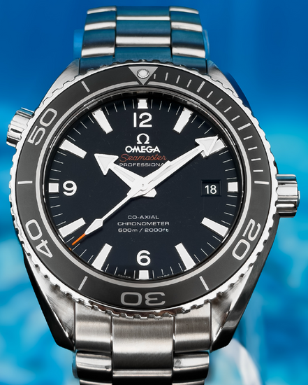 Omega Seamaster Planet Ocean 600M 45.5MM Black Dial Steel Bracelet (232.30.46.21.01.001)