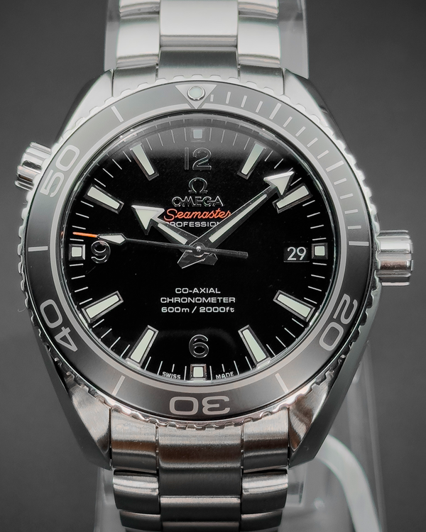 2019 Omega Seamaster Planet Ocean 600M 42MM Black Dial Steel Bracelet (232.30.42.21.01.001)