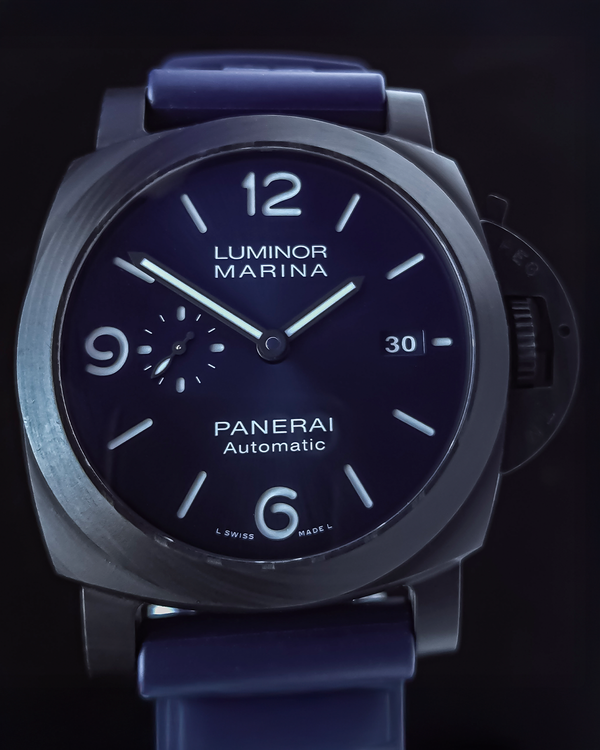 2022 Panerai Luminor Marina Carbotech Blu Notte 44MM Blue Dial Rubber Strap (PAM01664)