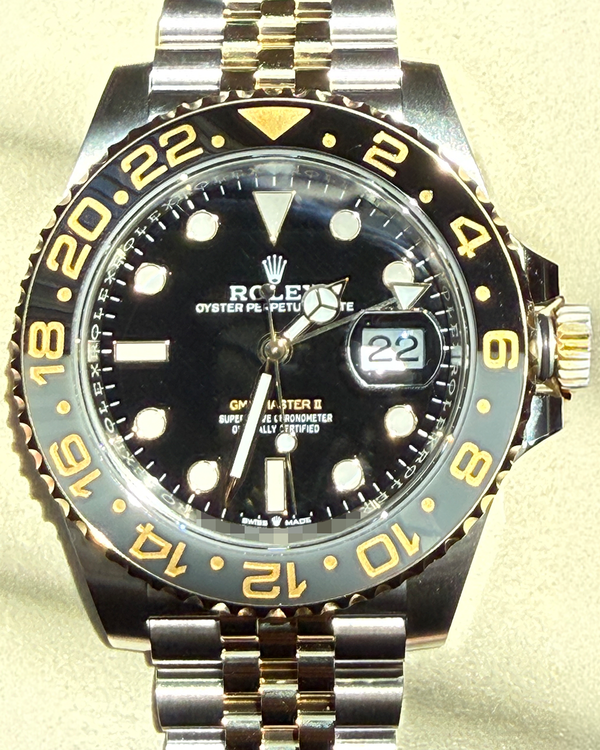 2026 Rolex GMT-Master II "Zombie" 40MM Black Dial Two-Tone Jubilee Bracelet (126713GRNR)