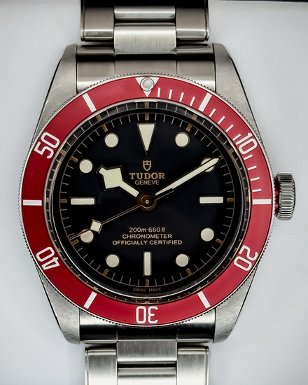 No Reserve - Tudor Black Bay 41MM Black Dial Steel Bracelet (79230R)