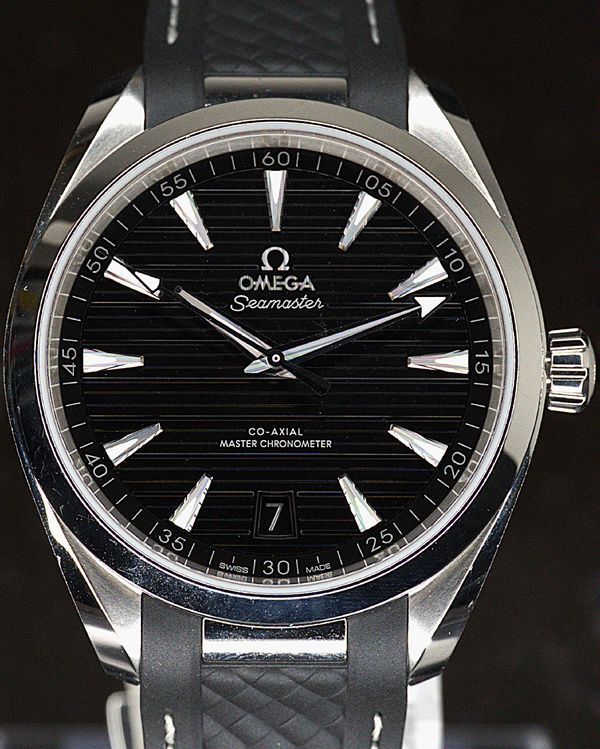 2020 Omega Seamaster 150M 41MM Black Dial Rubber Strap (220.12.41.21.01.001)