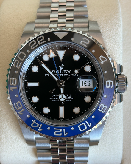 2025 Rolex GMT-Master II "Batgirl" 40MM Black Dial Jubilee Bracelet (126710BLNR)