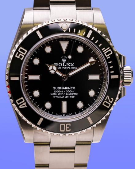 No Reserve - 2025 Rolex Submariner No-Date 41MM Black Dial Oyster Bracelet (124060)