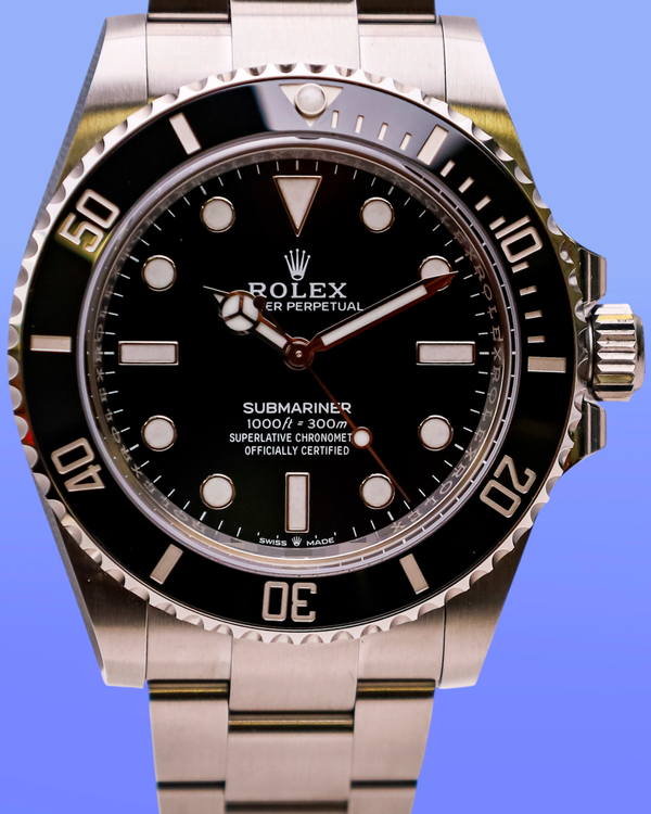 2026 Rolex Submariner No-Date 41MM Black Dial Oyster Bracelet (124060)