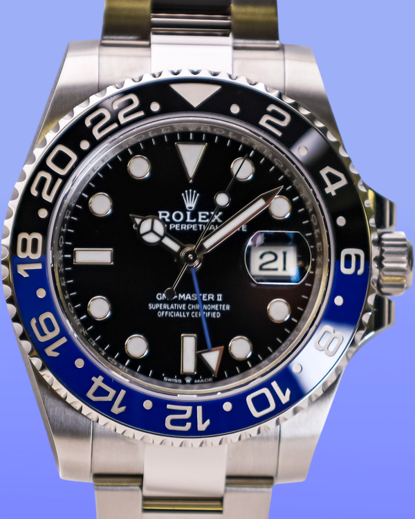 2026 Rolex GMT-Master II "Batman" 40MM Black Dial Oyster Bracelet (126710BLNR)