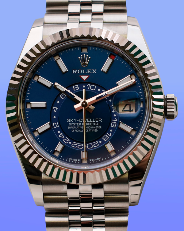 2025 Rolex Sky-Dweller 42MM Blue Dial Jubilee Bracelet (336934)