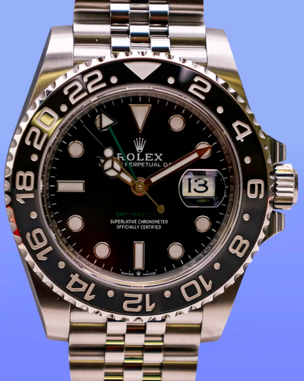 2026 Rolex GMT-Master II "Bruce Wayne" 40MM Black Dial Jubilee Bracelet (126710GRNR)