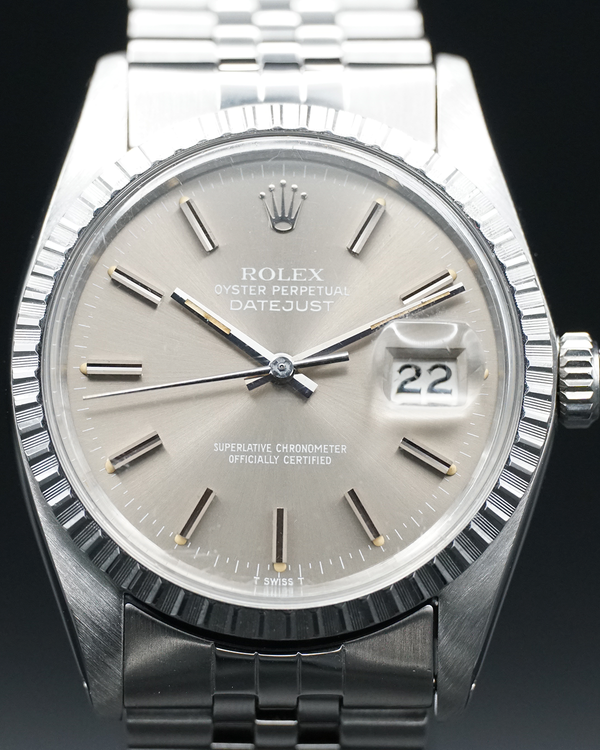 1979 Rolex Datejust 36MM Silver "Ghost" Dial Jubilee Bracelet (16030)
