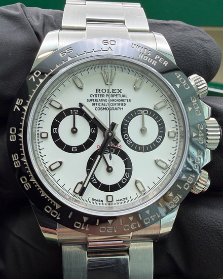 2018 Rolex Cosmograph Daytona "Panda" 40MM White Dial Oyster Bracelet (116500LN)